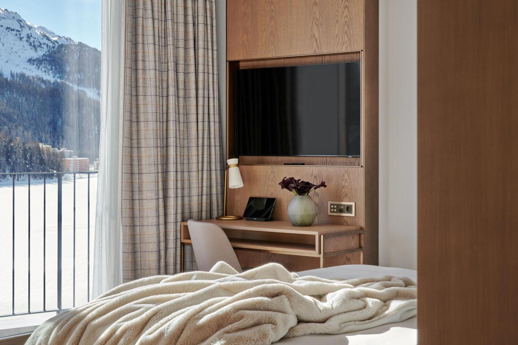 Hotel Grace La Margna St Moritz ภายนอก รูปภาพ