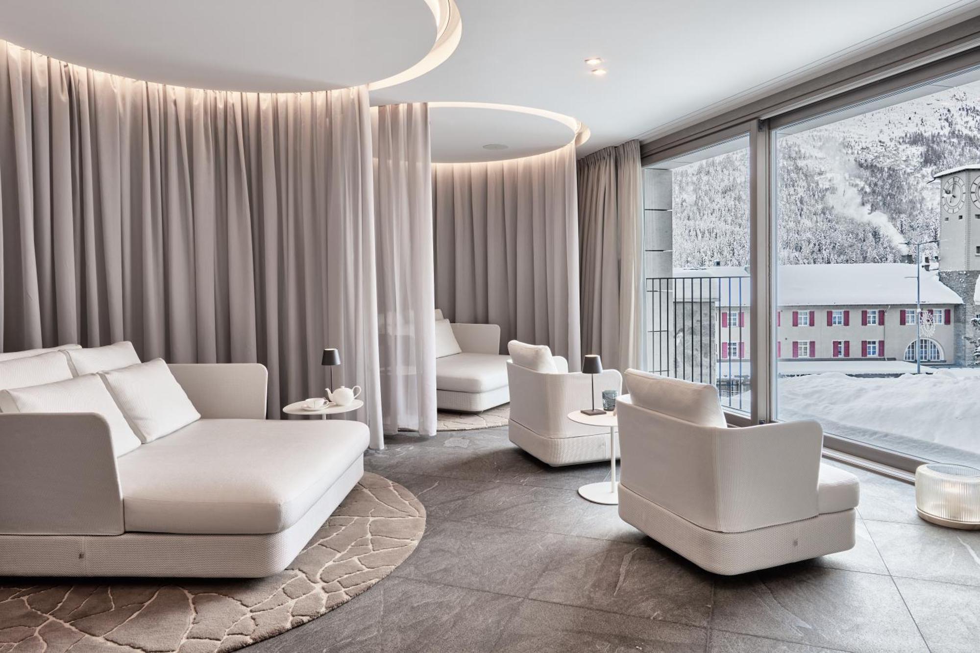 Hotel Grace La Margna St Moritz ภายนอก รูปภาพ