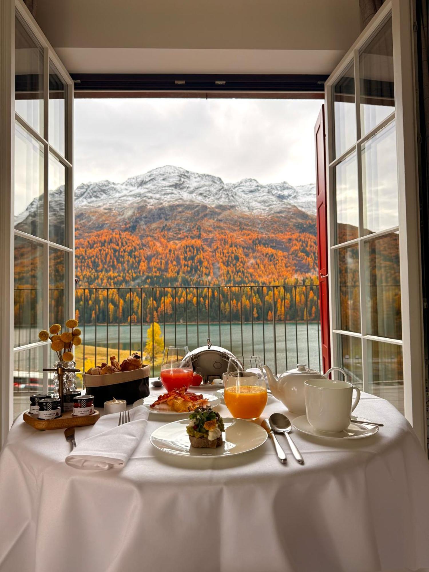 Hotel Grace La Margna St Moritz ภายนอก รูปภาพ